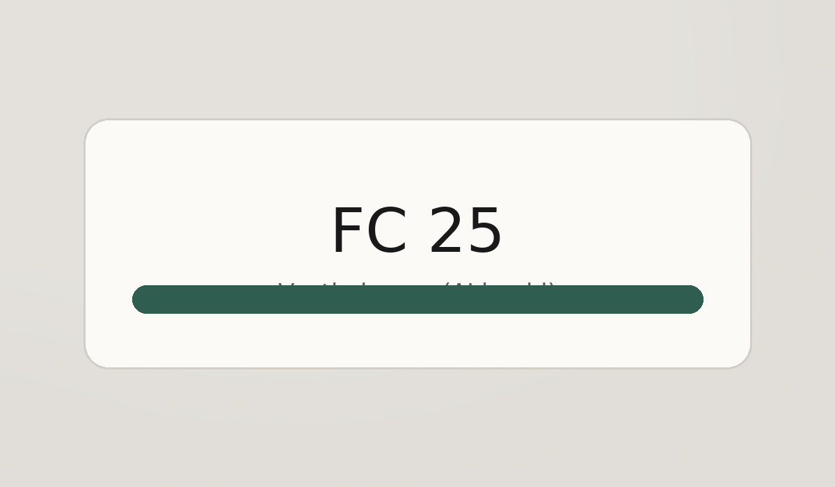 FC 25 (AI illustratie)