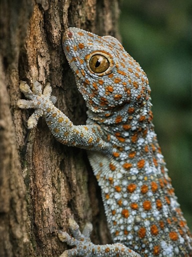 Tokaygekko (AI illustratie)